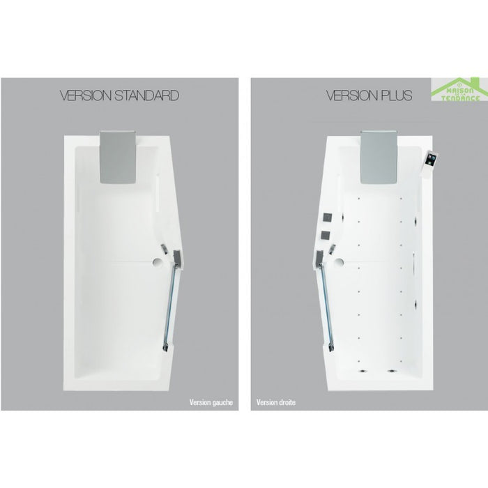 SEINA miscelatore doccia a parete in ottone cromato dorato