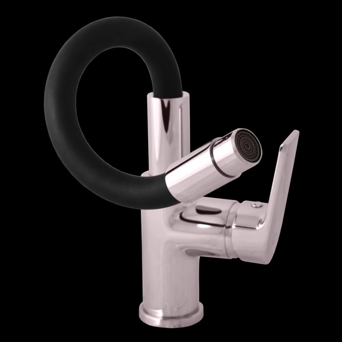 Miscelatore lavello in memory foam ottone cromato COLORADO H. 36 cm