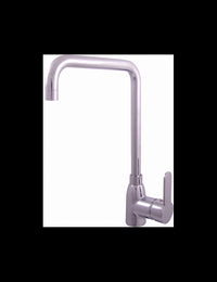 Miscelatore per lavello girevole ZAMBEZE con bocca quadrata in cromo