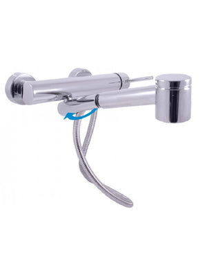 SEINA miscelatore lavabo estraibile in ottone cromato