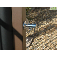 Miscelatore lavabo flessibile a parete in memory foam COLORADO in ottone bianco H. 32,3 cm