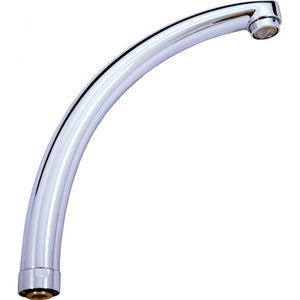 LABE miscelatore lavello girevole in ottone cromato con maniglia in ceramica