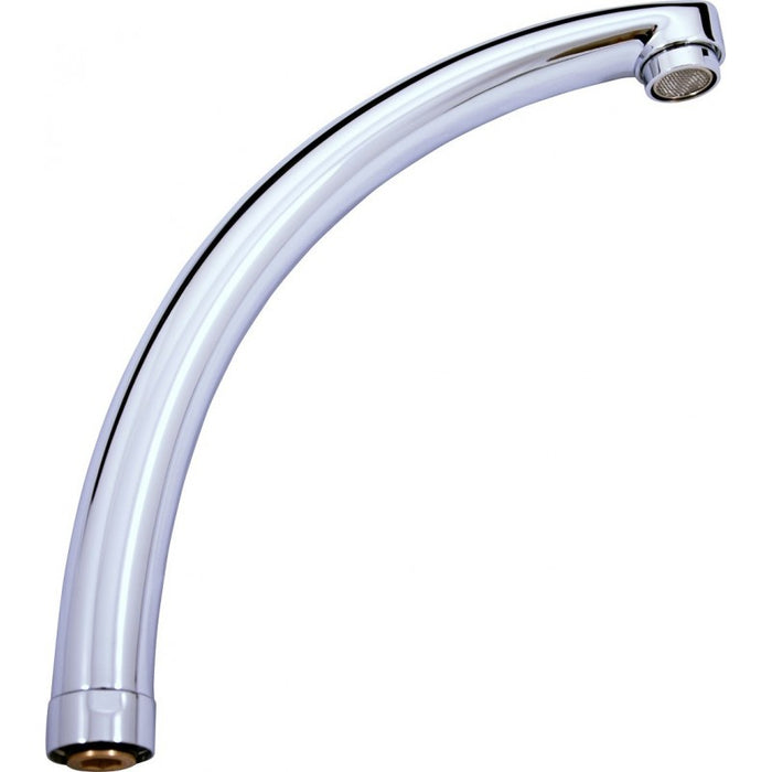 LABE miscelatore lavello girevole in ottone cromato con maniglia in ceramica