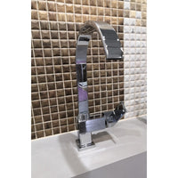 Miscelatore lavello girevole LOIRA 35,5 cm ottone cromato