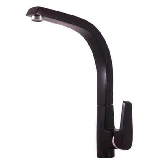 Miscelatore lavello girevole SLOVA in ottone nero opaco