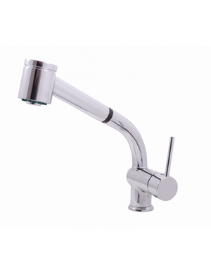 SEINA miscelatore lavello con doccetta estraibile ottone cromato