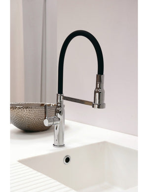 Miscelatore lavabo ZAMBEZE con doccetta estraibile in cromo