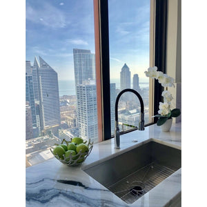 Miscelatore lavabo ZAMBEZE con doccetta estraibile in cromo