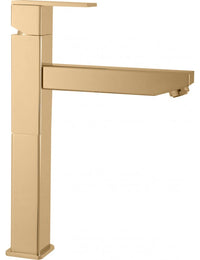 LOIRA miscelatore lavabo senza sifone ottone cromato oro