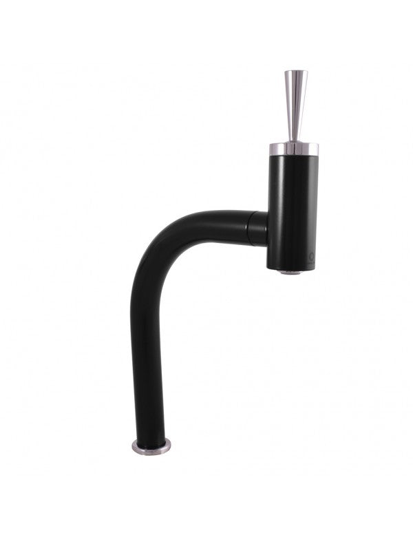 SEINA JOYSTICK Miscelatore lavabo 25,8 cm in ottone cromato nero