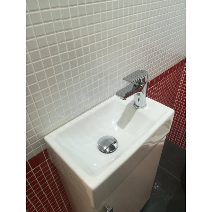 Miscelatore lavabo COLORADO in ottone cromato senza sifone