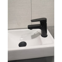 Miscelatore lavabo COLORADO in ottone nero senza sifone