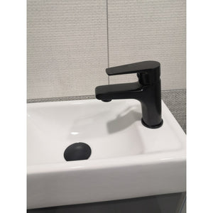 Miscelatore lavabo COLORADO in ottone nero senza sifone