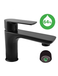 Miscelatore economico per lavabo VLTAVA in ottone nero senza sifone