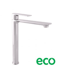 Miscelatore lavabo alto NIL in ottone cromato senza sifone H. 26,1 cm