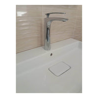 TIGRIS miscelatore lavabo alto ottone cromato senza sifone H. 26cm