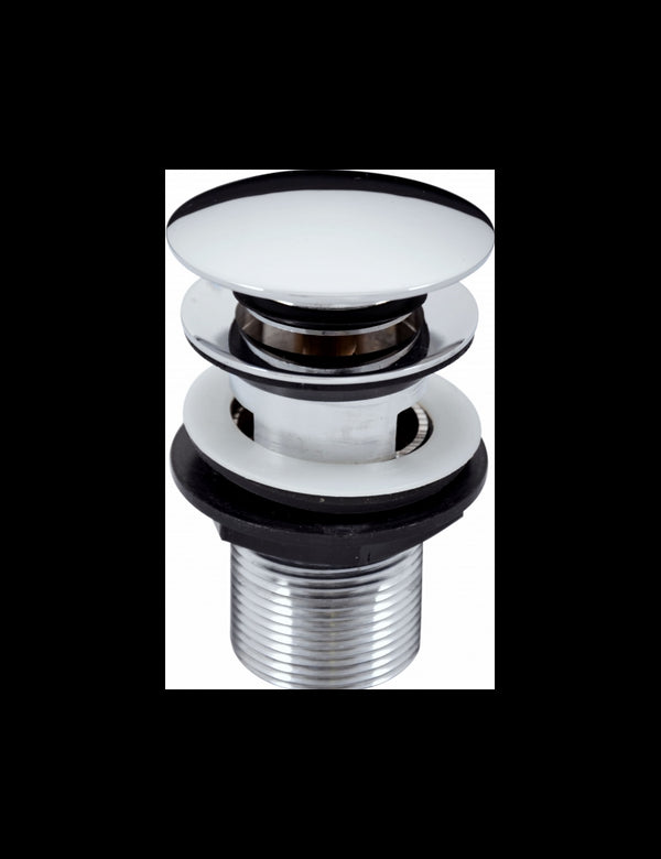 Miscelatore lavabo LABE in ottone cromato con maniglia in ceramica con sifone