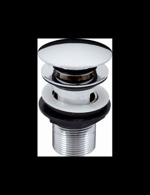 Miscelatore lavabo LABE in ottone cromato con maniglia in ceramica con sifone