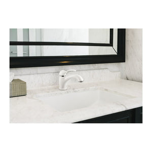 LABE miscelatore lavabo ottone bianco cromato lucido senza sifone