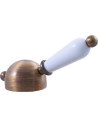 LABE miscelatore lavabo in ottone con manico in ceramica con sifone