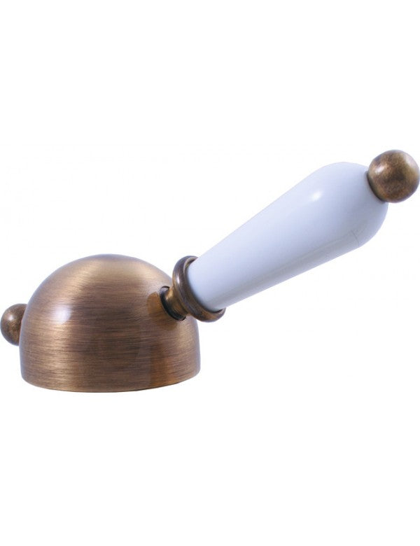 LABE miscelatore lavabo in ottone con manico in ceramica con sifone