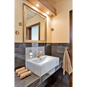 LABE miscelatore lavabo in ottone con manico in ceramica con sifone