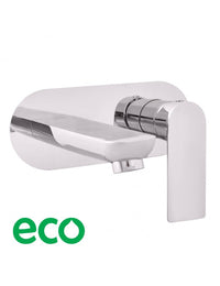 Miscelatore lavabo a parete NIL in ottone cromato