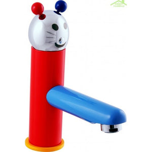 Rubinetto miscelatore lavabo Bear per bambini con sifone