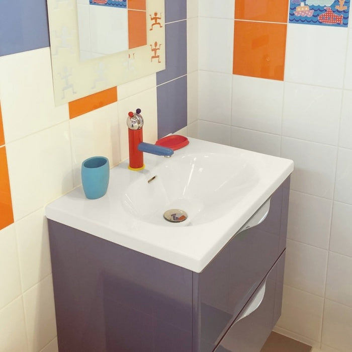 Rubinetto miscelatore lavabo Bear per bambini con sifone