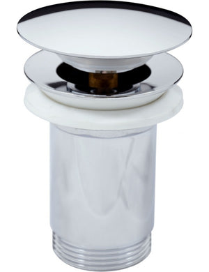 SEINA miscelatore lavabo con sifone in ottone cromato