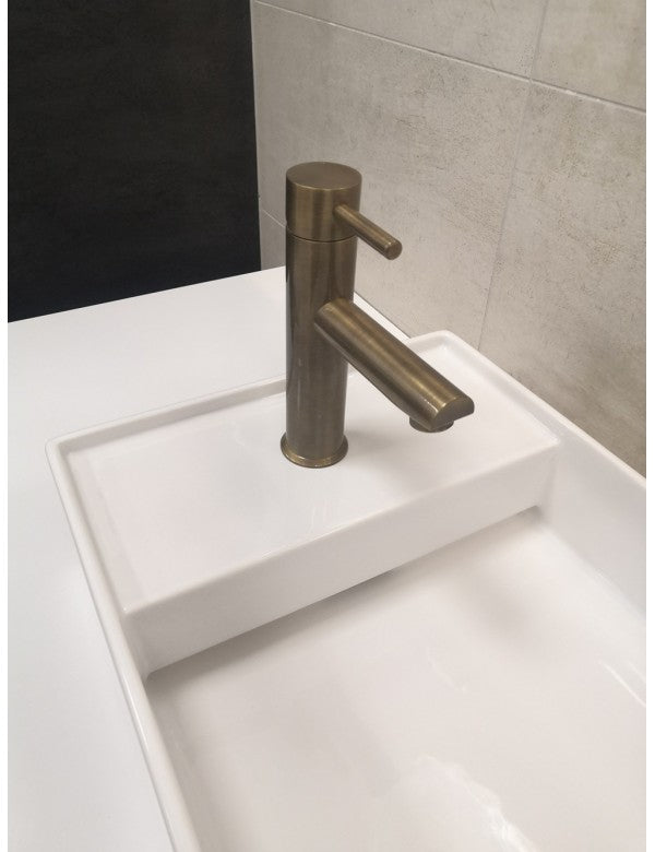 SEINA miscelatore lavabo in ottone bronzo H. 19,8 cm