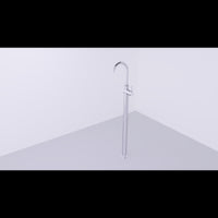 SEINA miscelatore lavabo a colonna in ottone cromato H.