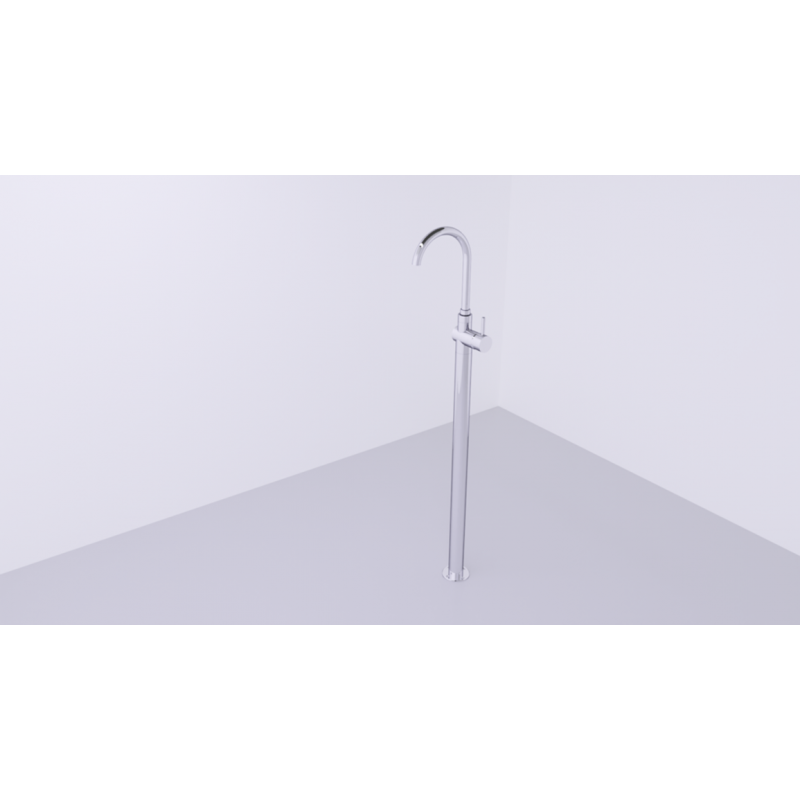 Miscelatore lavabo a colonna SEINA in ottone placcato oro H.