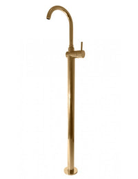 Miscelatore lavabo a colonna SEINA in ottone placcato oro H.