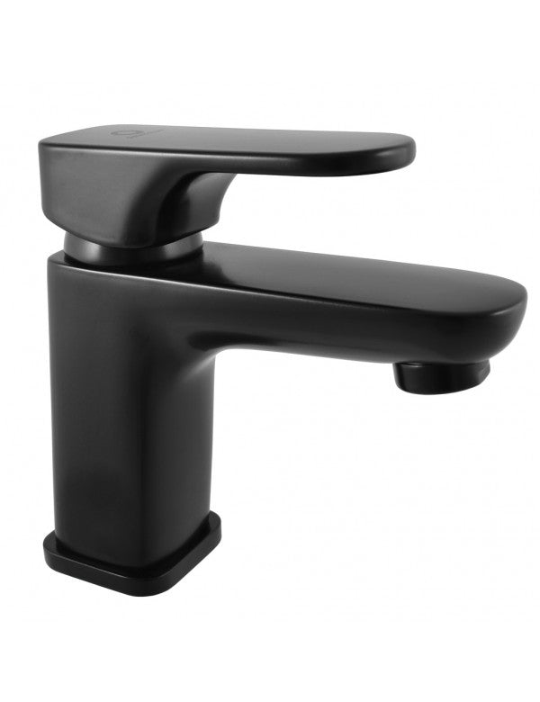 Miscelatore lavabo YUKON in ottone nero senza sifone