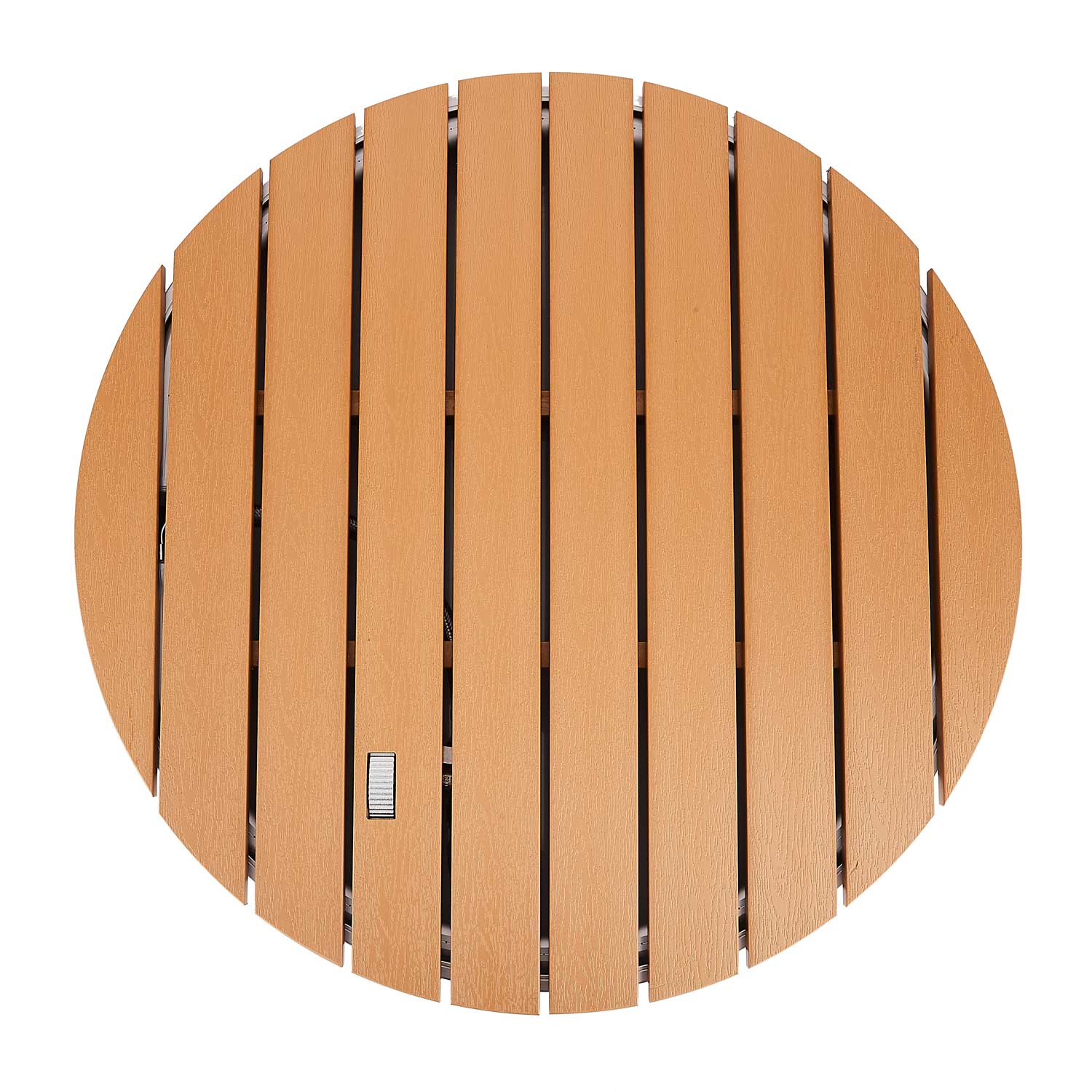 Mitra - Doccia da giardino con getto regolabile, doccia pedana a pavimento con pedale Ø 70 cm