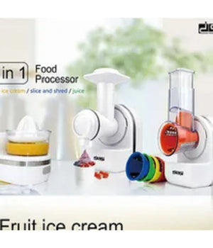 Mixer 3 In 1 Robot Da Cucina Succo Marmellata Dessert Spremiagrumi 220-240v 150w         