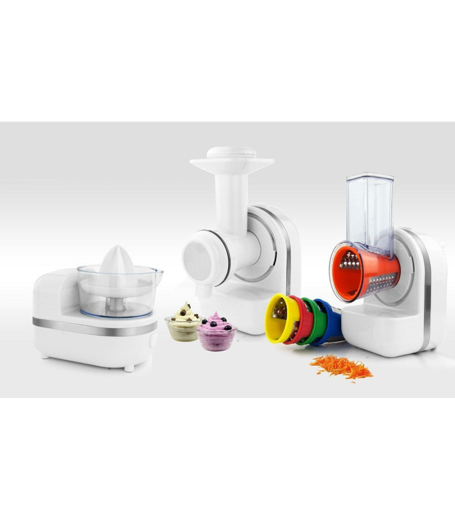 Mixer 3 In 1 Robot Da Cucina Succo Marmellata Dessert Spremiagrumi 220-240v 150w         