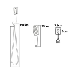 Set Miscelatore Per Doccia Solare Da Giardino