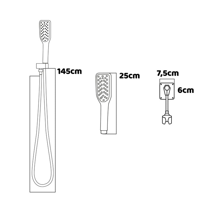 Set Miscelatore Per Doccia Solare Da Giardino