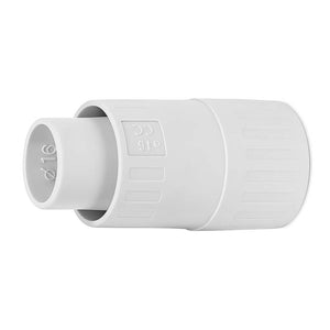Raccordo dritto faeg ip65 per tubo guaina elettrica in tecnopolimero *** diametro 16 millimetri, confezione 1