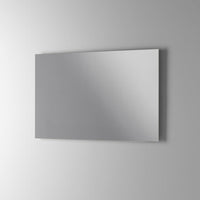 Mobile Bagno 100cm Sospeso Con Due Cassetti Due Vani E Specchio Con Lampada - Rovere Miele
