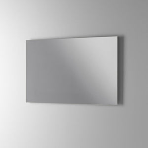 Mobile Bagno 100cm Sospeso Con Due Cassetti Due Vani E Specchio Con Lampada - Rovere Miele