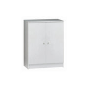 Mobile 2 Ante Kit Bianco Lisco cm 62x34x80h - Sarmog