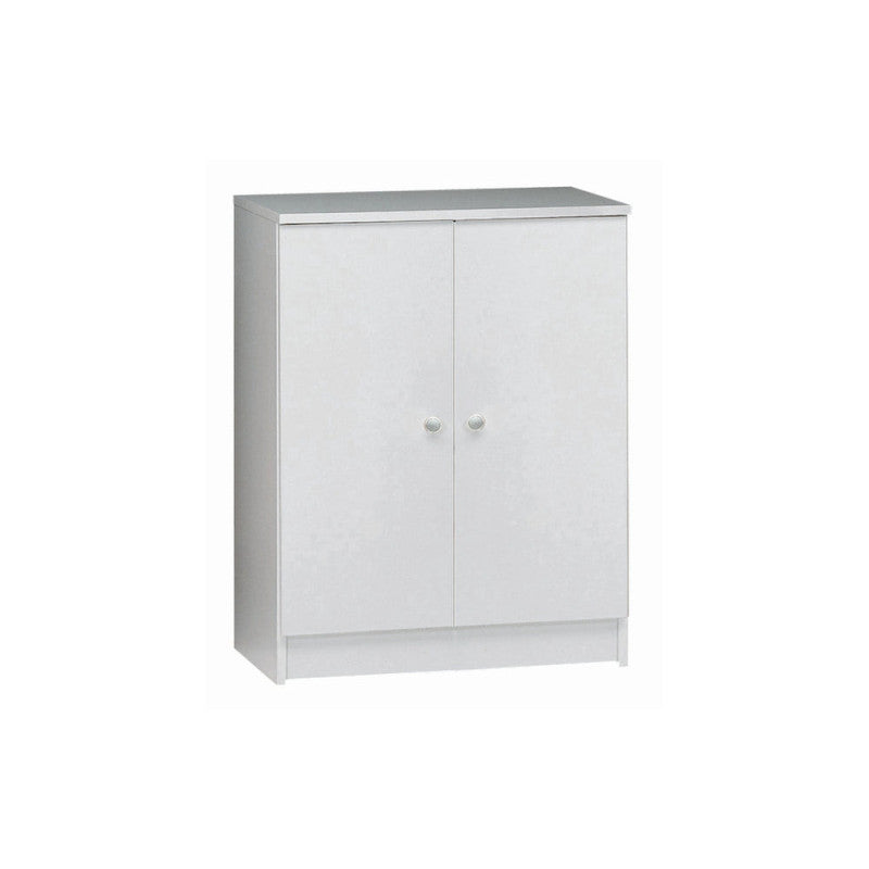 Mobile 2 Ante Kit Bianco Lisco cm 62x34x80h - Sarmog