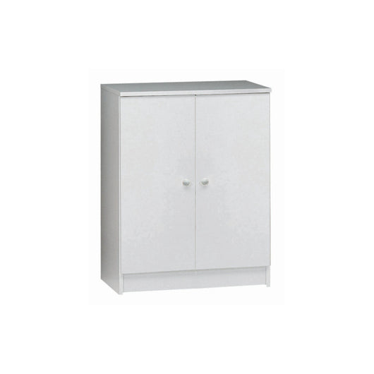 Mobile 2 Ante Kit Bianco Lisco cm 62x34x80h - Sarmog
