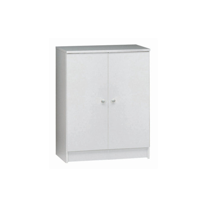 Mobile 2 Ante Kit Bianco Lisco cm 62x34x80h - Sarmog