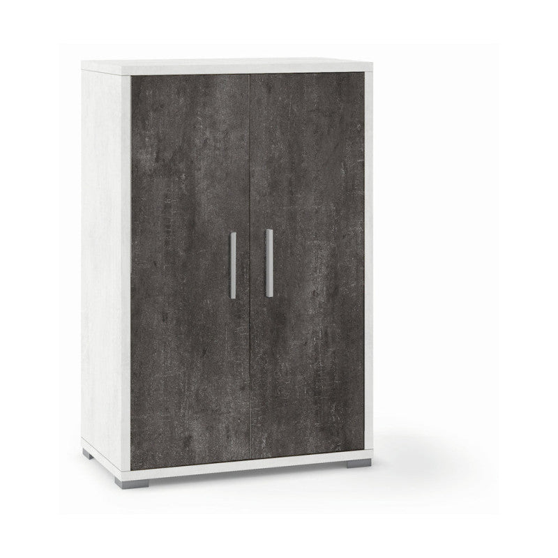 Mobile 2 Ante Kit Ossido Bianco cm 71x41x110h - Sarmog