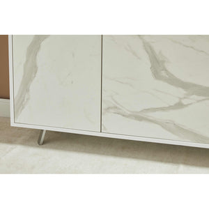 Mobile 3 Ante 3 Cassetti 164L x 41P x h92 – Finitura Nero Opaco e Bianco Opaco – Sarmog