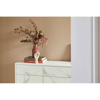 Mobile 3 Ante 3 Cassetti 164L x 41P x h92 – Finitura Nero Opaco e Bianco Opaco – Sarmog